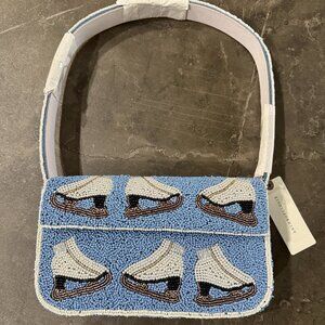 Anthropologie Beaded Mini Handbag